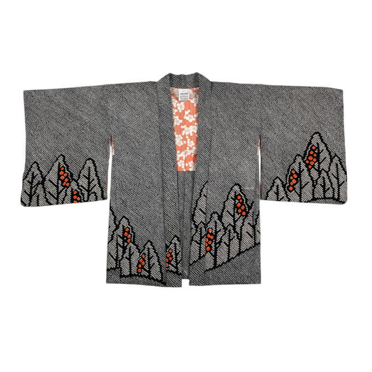 Kimono Corto  SIN MARCA  Color Varios Blanco Y Negro Talle M