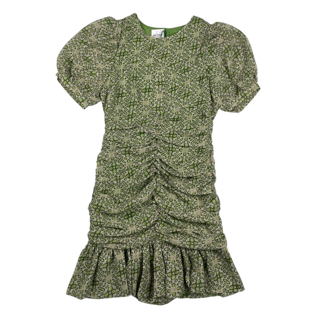 Vestido Manga Corta  BIG BANG  Color Verde Talle L