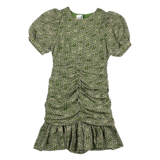 Vestido Manga Corta  BIG BANG  Color Verde Talle L