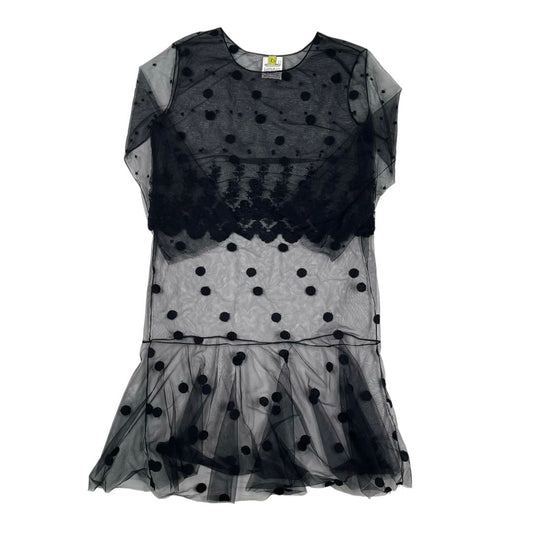 Vestido Manga Corta  HOUSE OF MATCHING COLOURS  Color Negro Talle S
