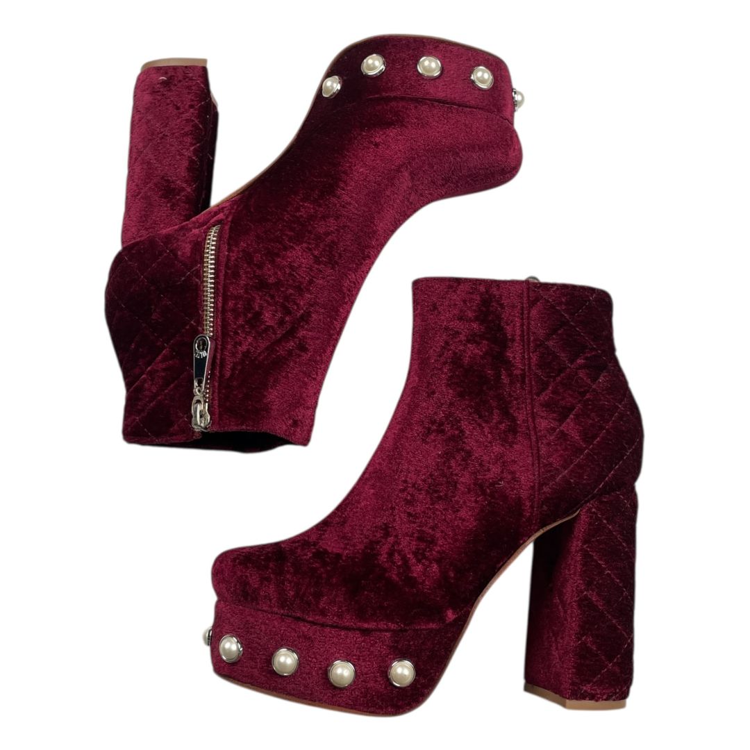 Bota Corta  VALDEZ  Bordeaux Talle 39