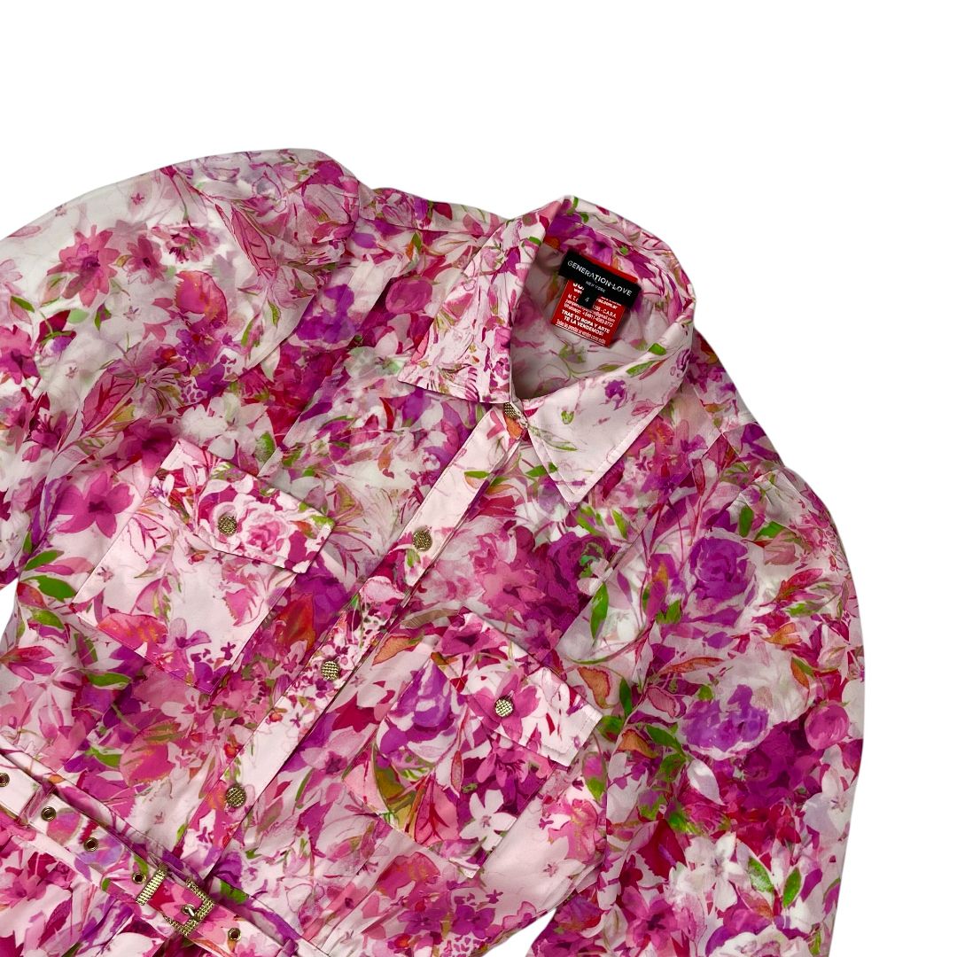 Vestido Manga Larga  GENERATION LOVE  Varios Floral Talle 4