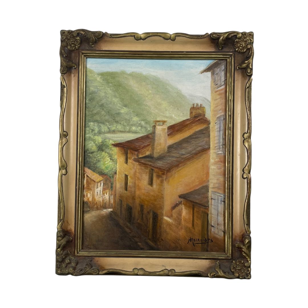 ASLANIDES  Arte sin Vidrio  Estilo Paisajismo  Medida 48cm X 38cm