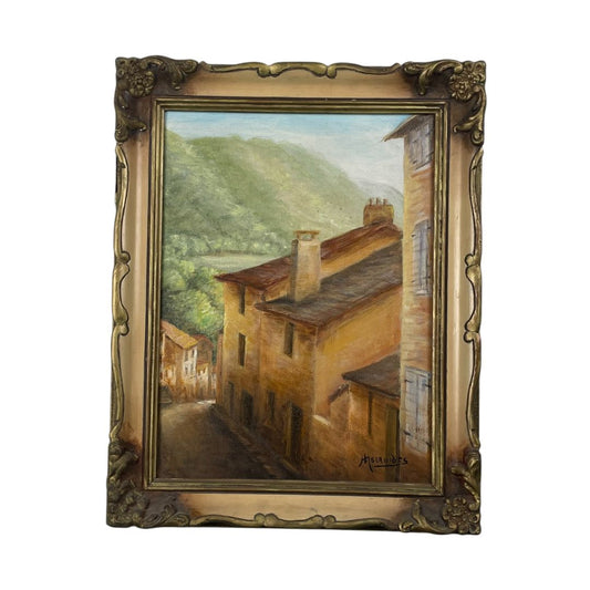 ASLANIDES  Arte sin Vidrio  Estilo Paisajismo  Medida 48cm X 38cm