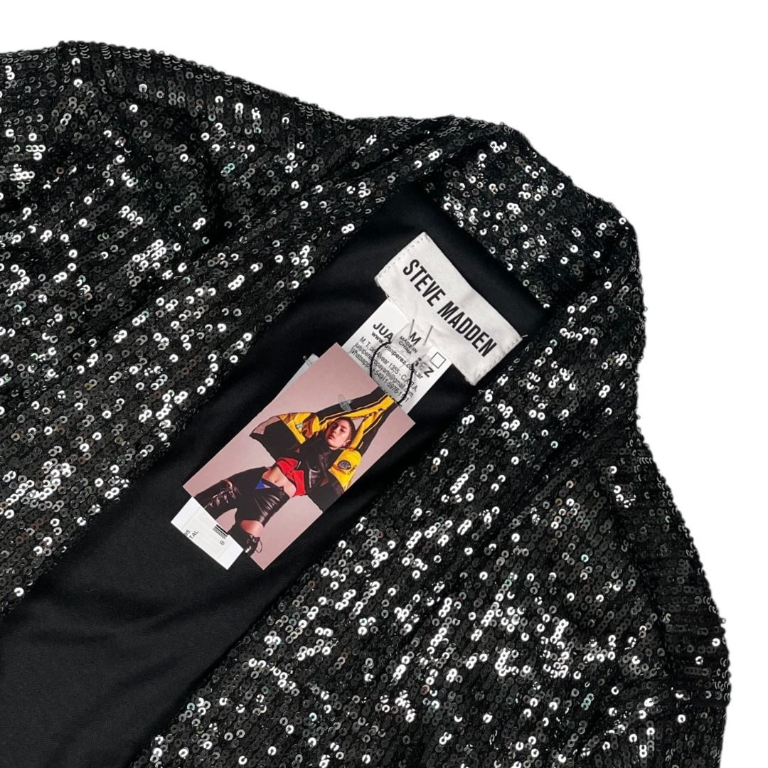 Tapado  STEVE MADDEN  Plateado Talle M