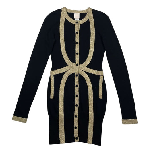 Vestido Manga Larga  SASS & BIDE  Varios Negro y Dorado Talle S