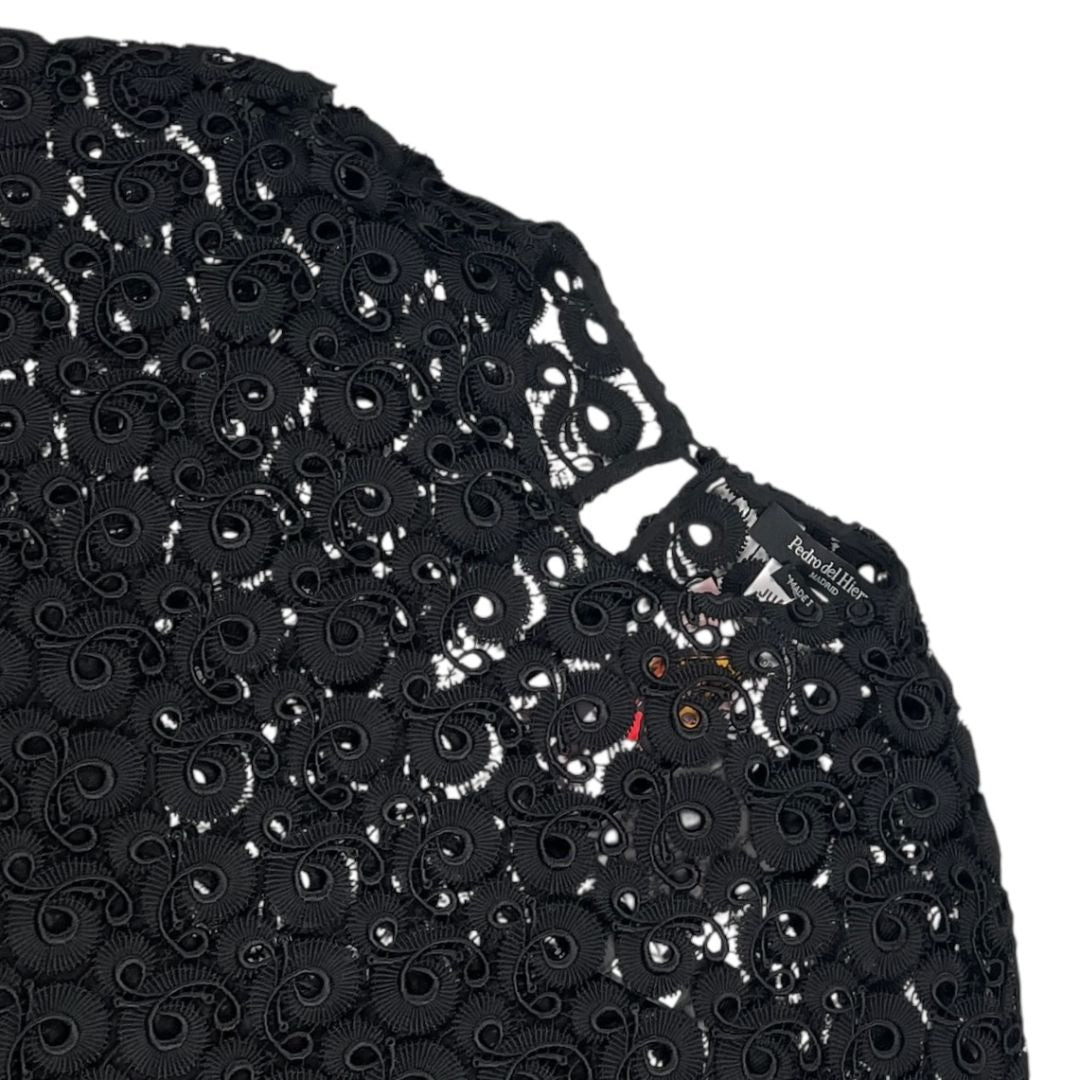Vestido Manga Larga  PEDRO DEL HIERRO  Negro Talle 38