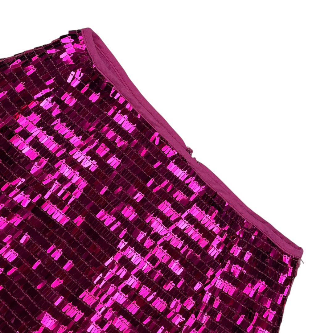 Pollera Mini  NASTY GAL  Fucsia Talle 32
