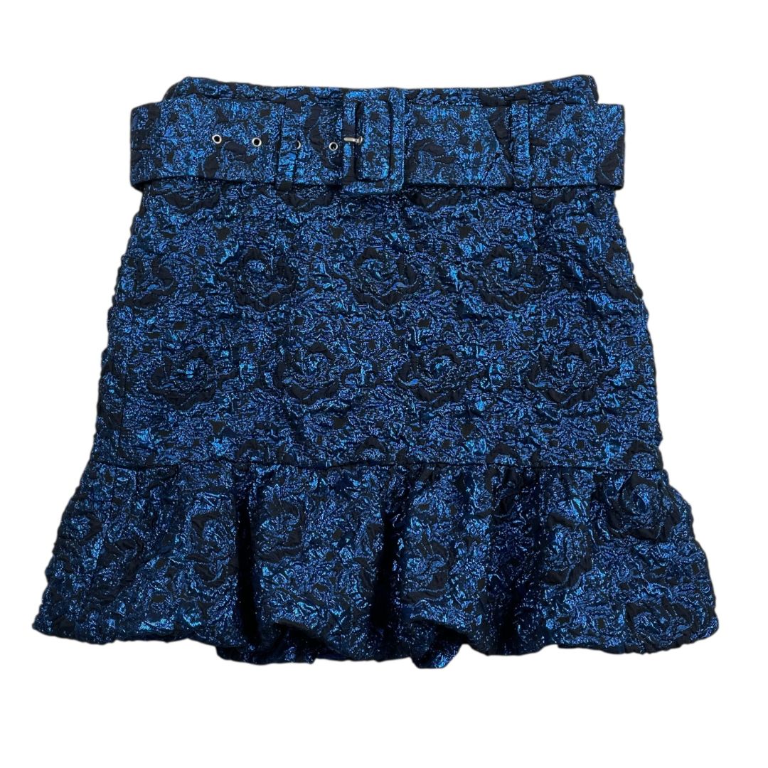 Pollera Mini  ZARA  Azul Talle S