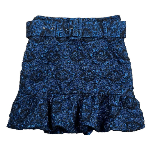 Pollera Mini  ZARA  Azul Talle S
