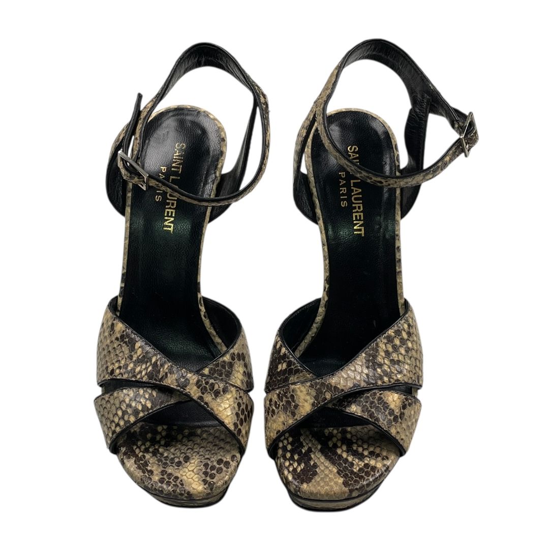 Zapato Taco Alto  SAINT LAURENT  Varios  Reptil Talle 37,5