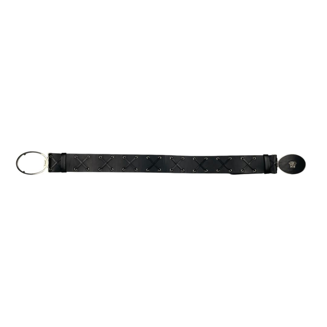 Cinturon Otro  VERSACE  Negro Talle 34