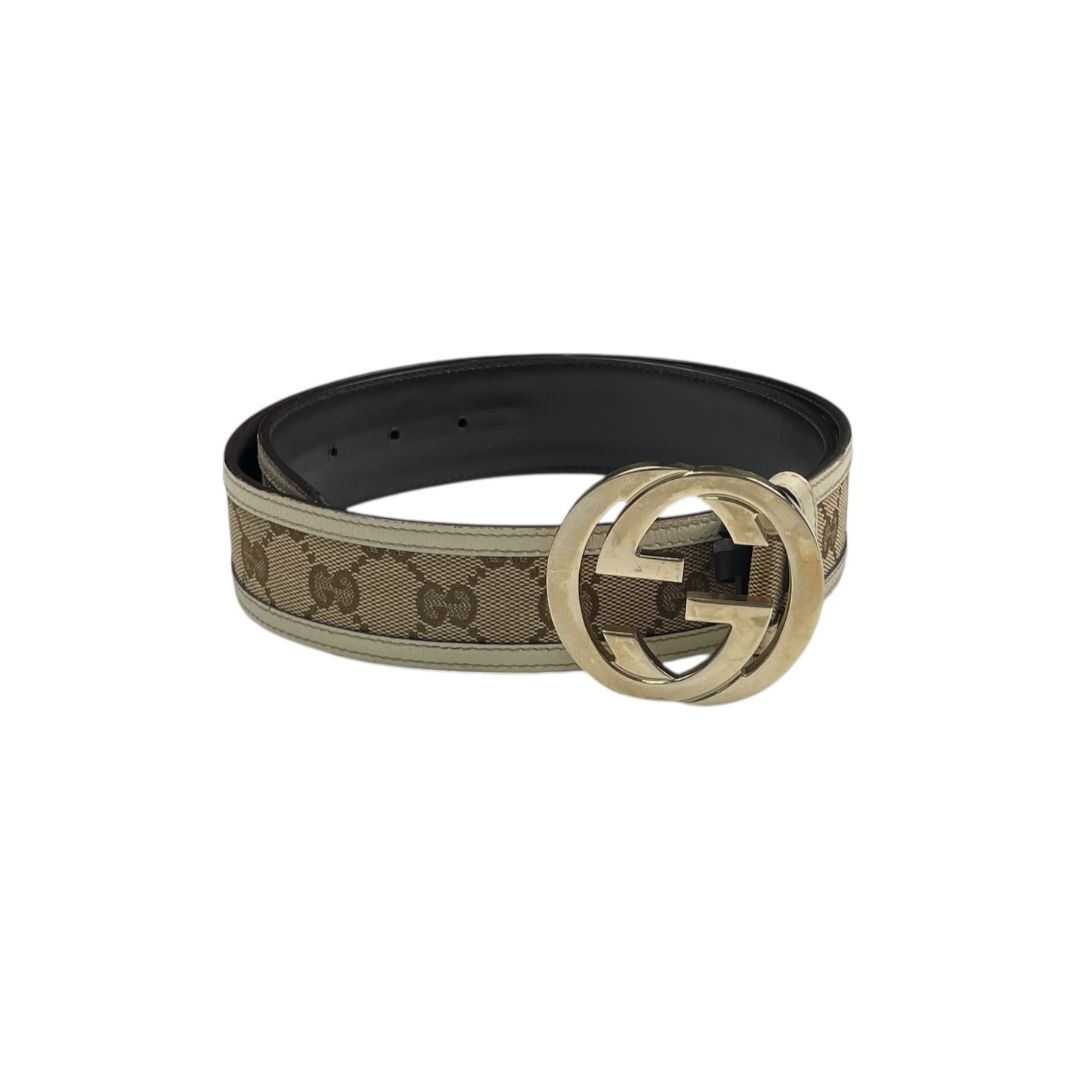 Cinturon Otro  GUCCI  Varios Monograma Medida 95cm
