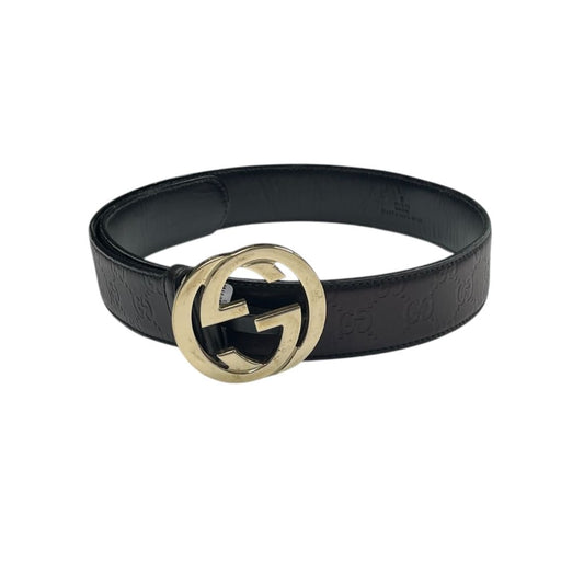 Cinturon Otro  GUCCI  Marron Medida 95cm