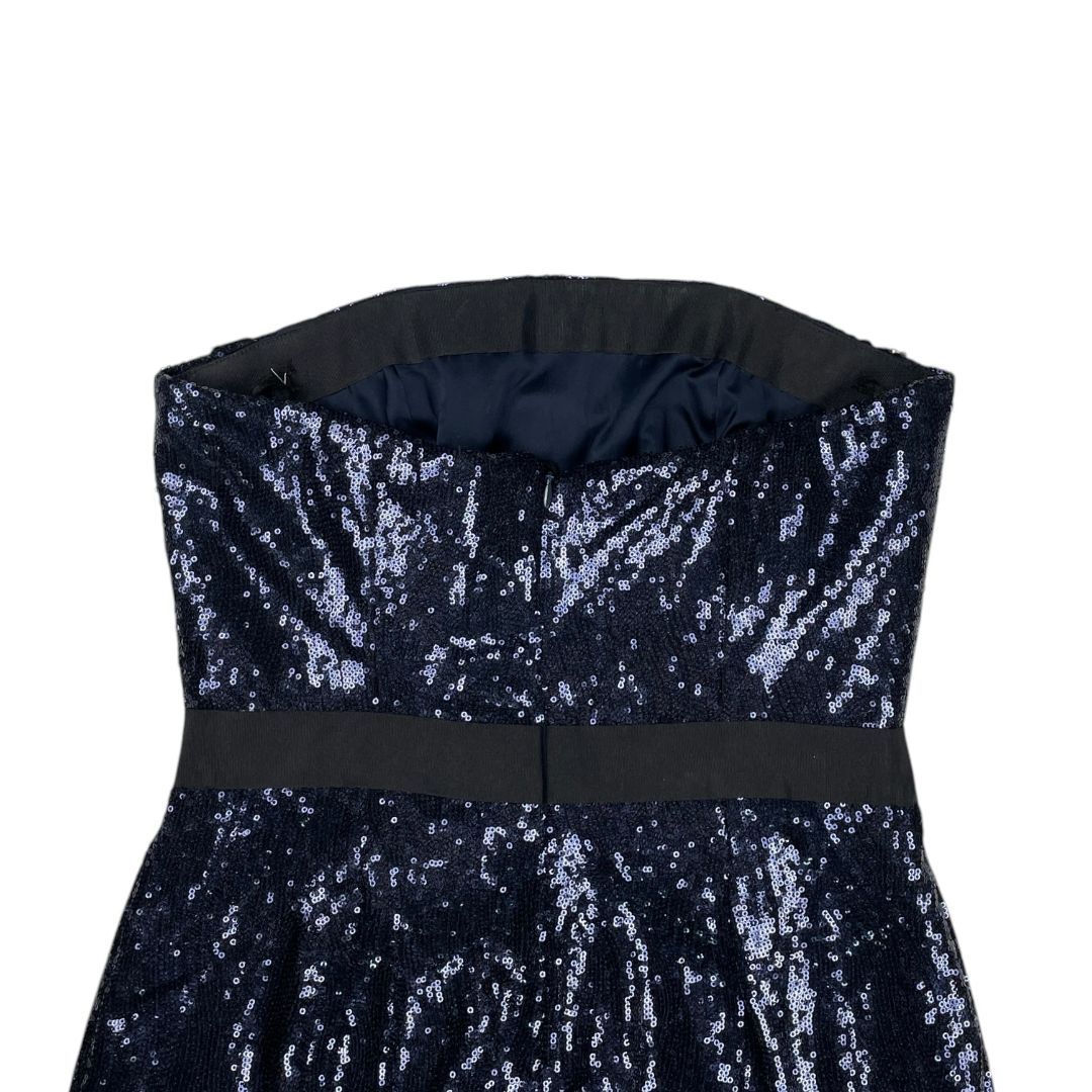Vestido Strapless  MENAGE A TROIS  Azul Talle M
