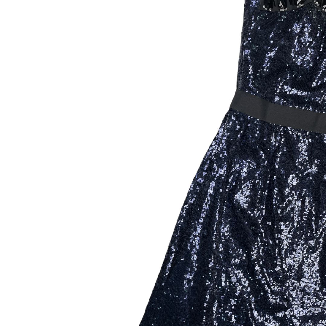 Vestido Strapless  MENAGE A TROIS  Azul Talle M