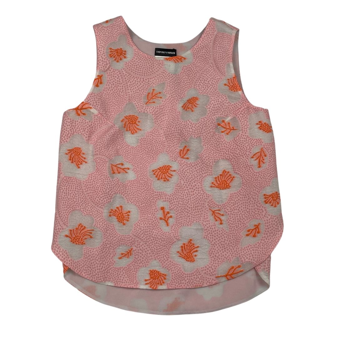 Top Sin Mangas  ARMANI  Varios Floral Talle 40