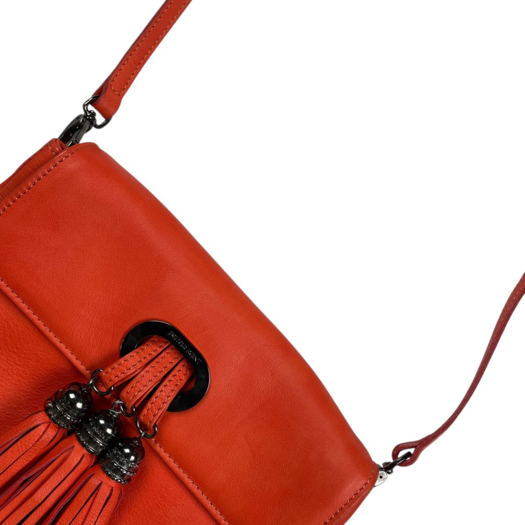 Cartera  PETER KENT  Naranja Medida 25cm X 15cm