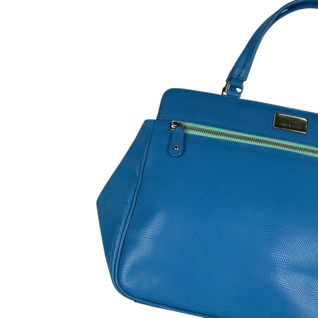 Cartera  JACKIE SMITH  Turquesa Medida 40cm X 26cm