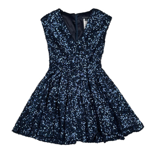 Vestido Manga Corta  FRENCH CONNECTION  Azul Talle 32