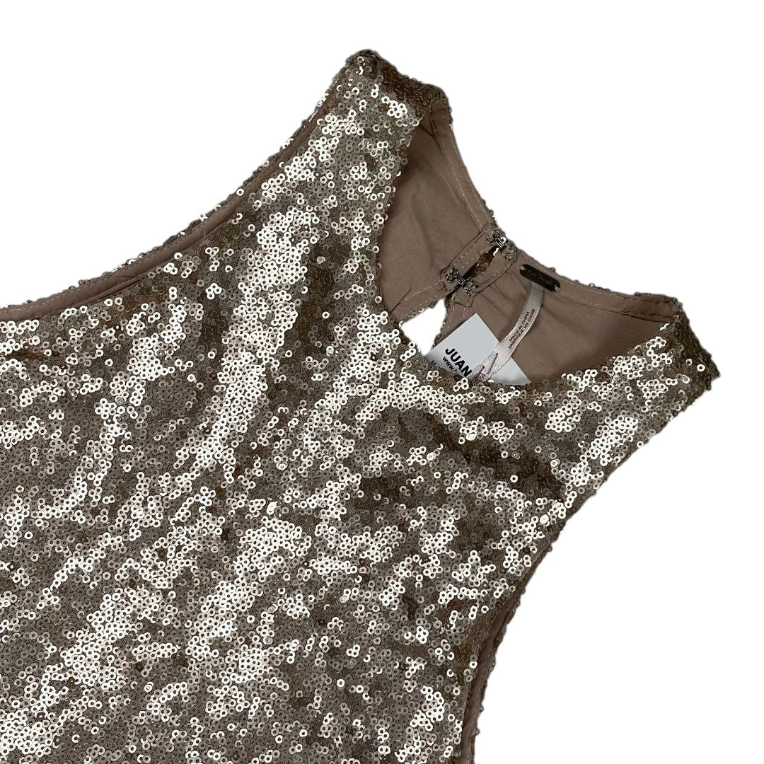 Vestido Sin Manga  FREE PEOPLE  Dorado Talle XS