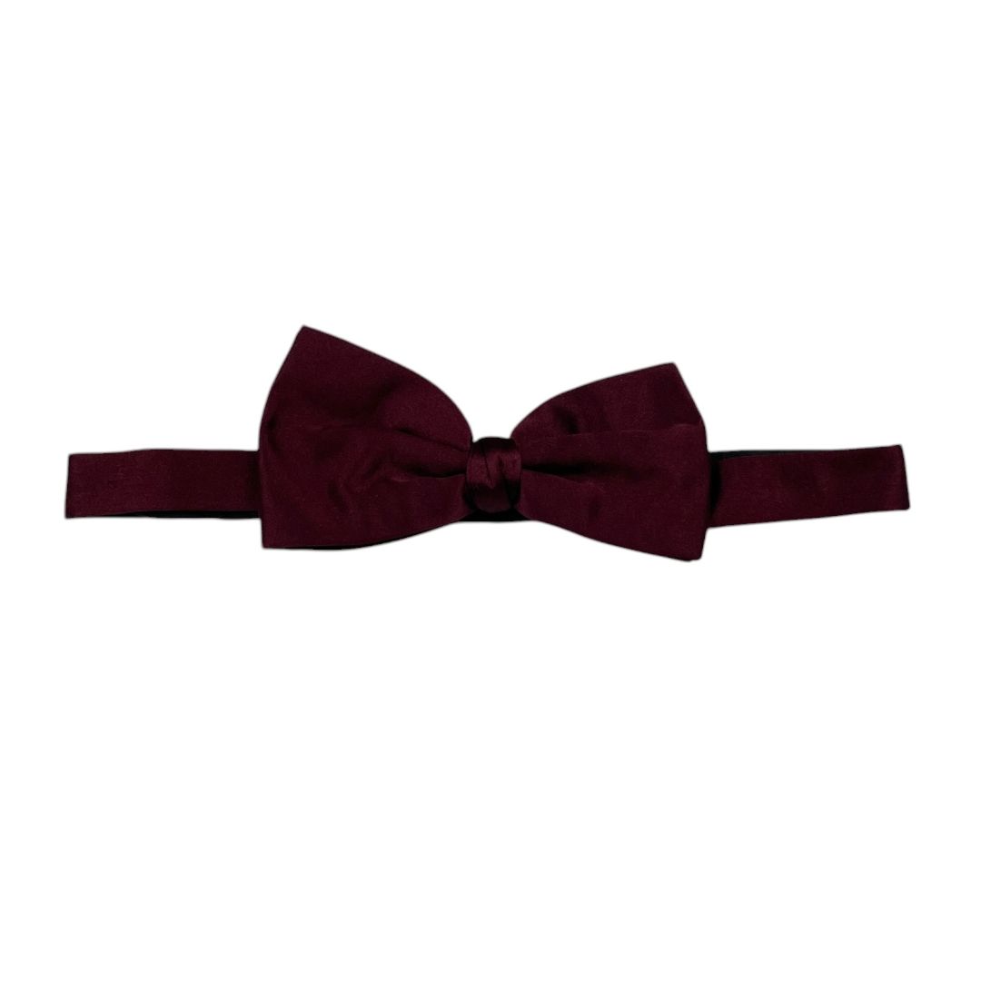 Cinturon Faja con Moño  ERMENEGILDO ZEGNA  Bordeaux Talle Unico