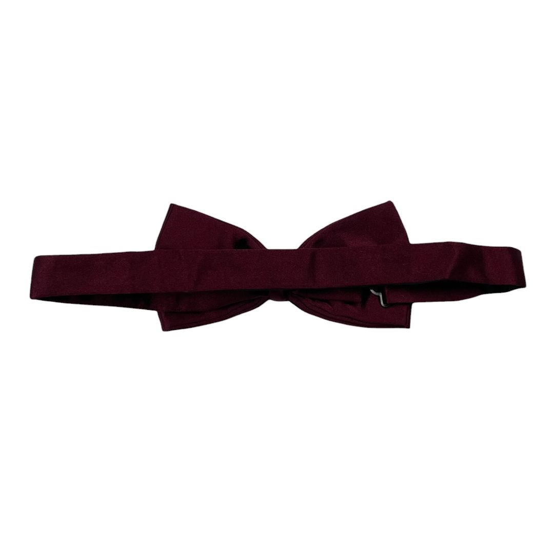 Cinturon Faja con Moño  ERMENEGILDO ZEGNA  Bordeaux Talle Unico