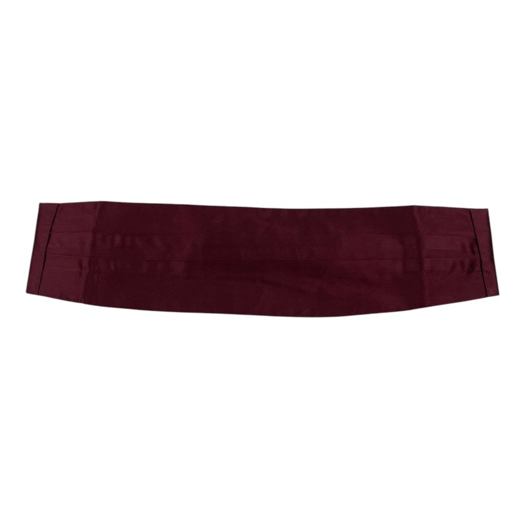 Cinturon Faja con Moño  ERMENEGILDO ZEGNA  Bordeaux Talle Unico