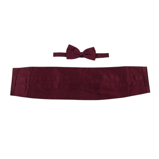 Cinturon Faja con Moño  ERMENEGILDO ZEGNA  Bordeaux Talle Unico