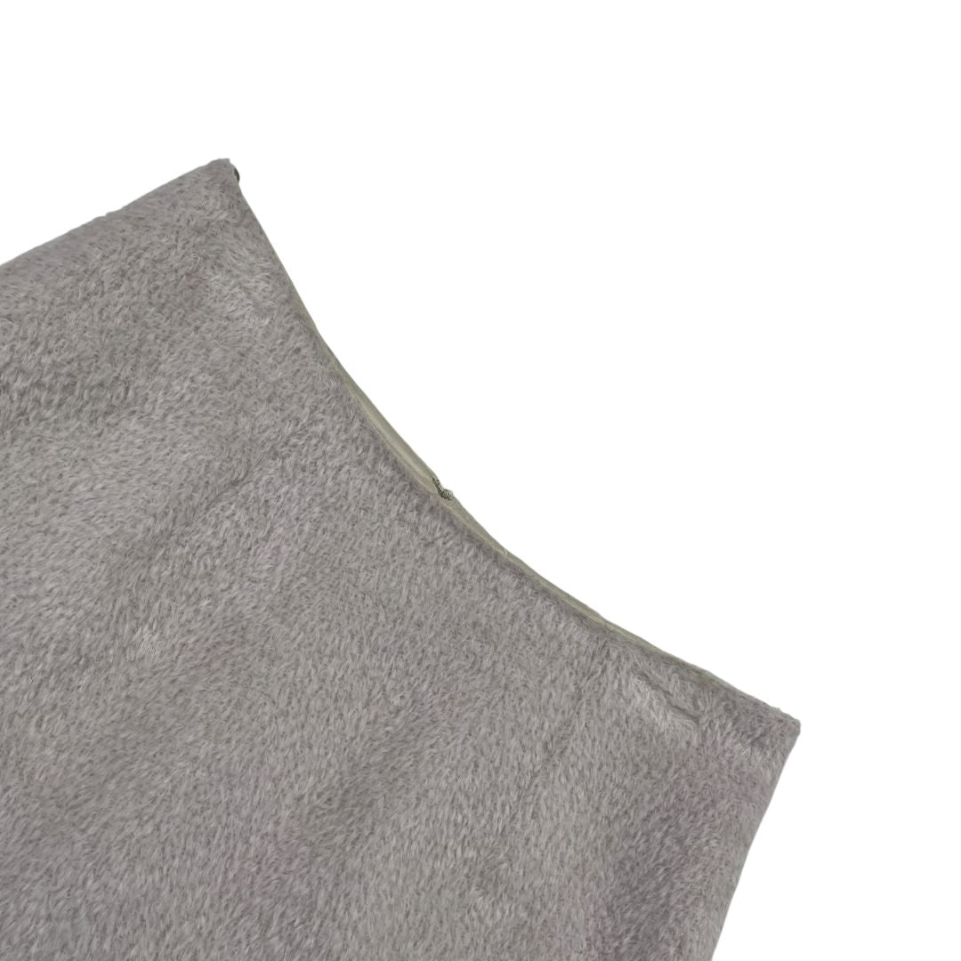 Pollera Mini  MENAGE A TROIS  Gris Talle 40