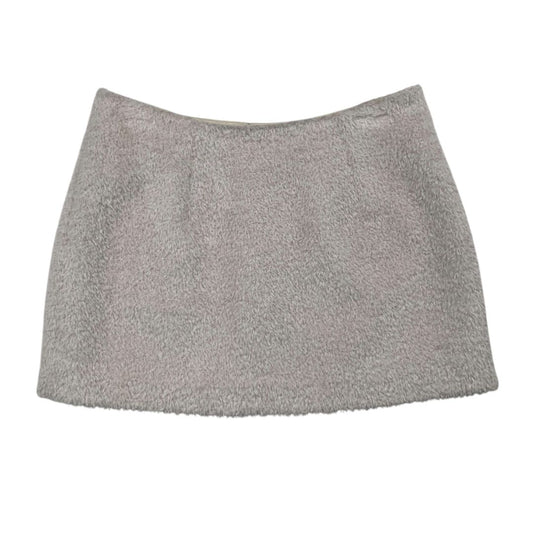 Pollera Mini  MENAGE A TROIS  Gris Talle 40