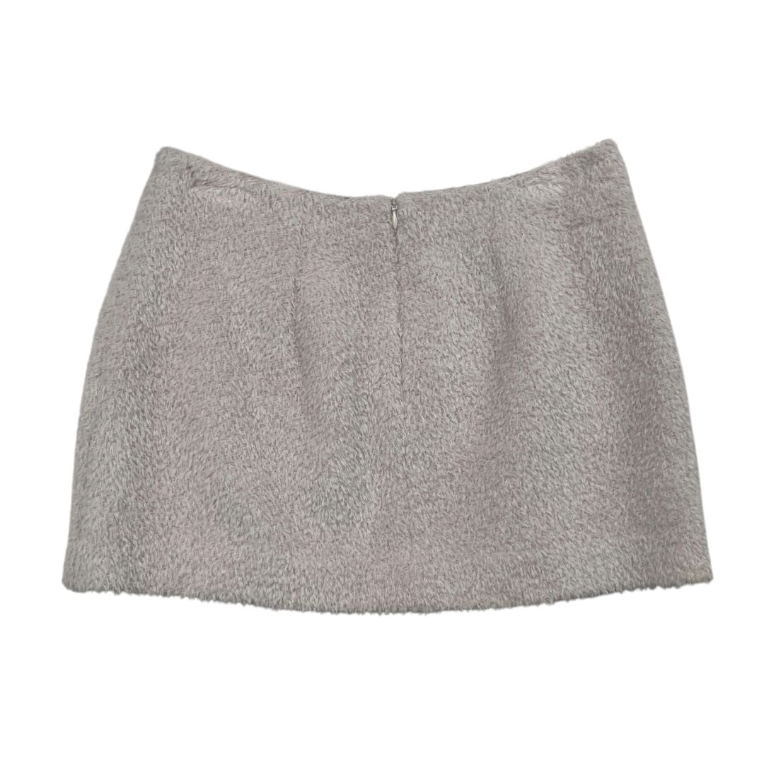 Pollera Mini  MENAGE A TROIS  Gris Talle 40