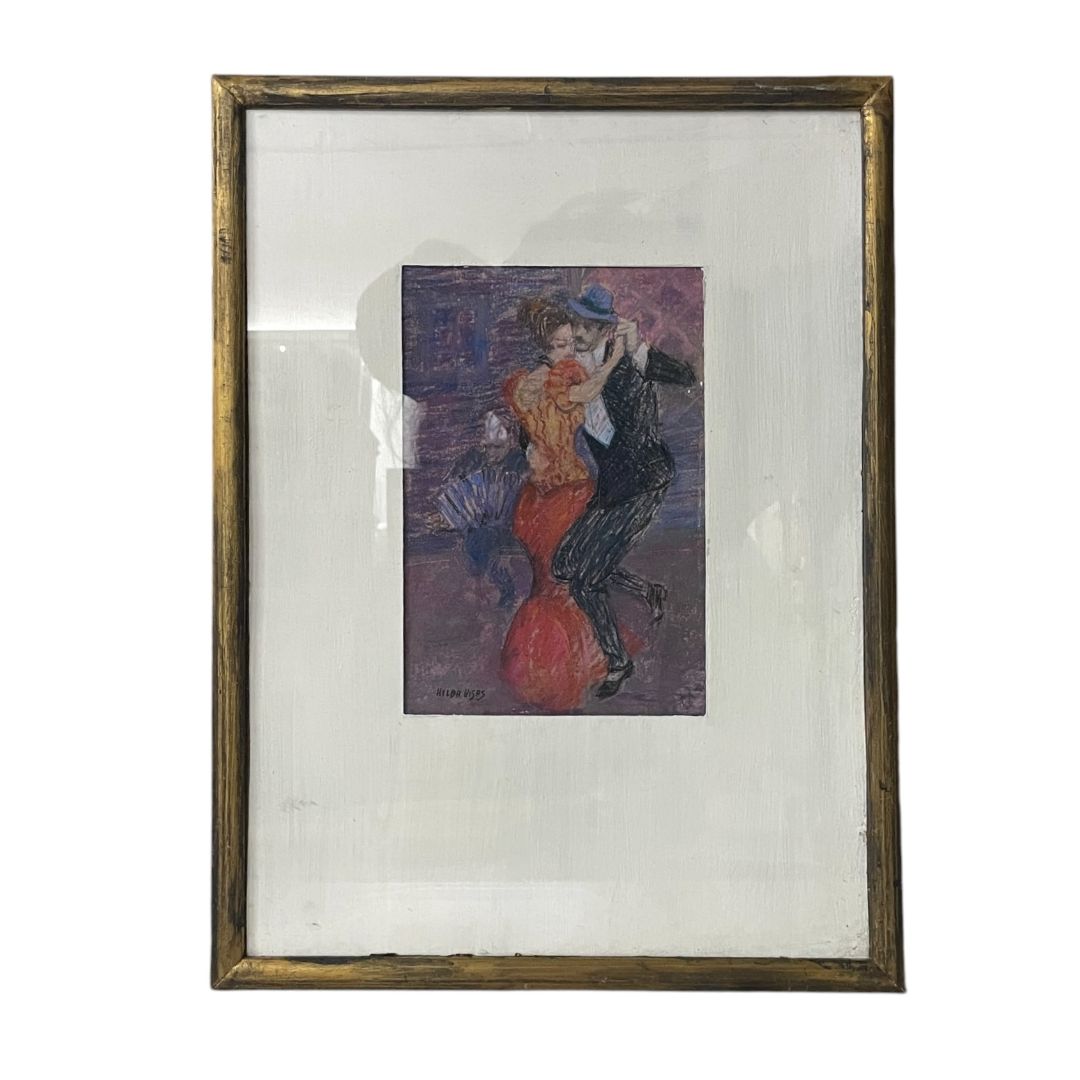HILDA HISAS  Arte con Vidrio  Estilo Figurativo  Medida 55cm X 40cm