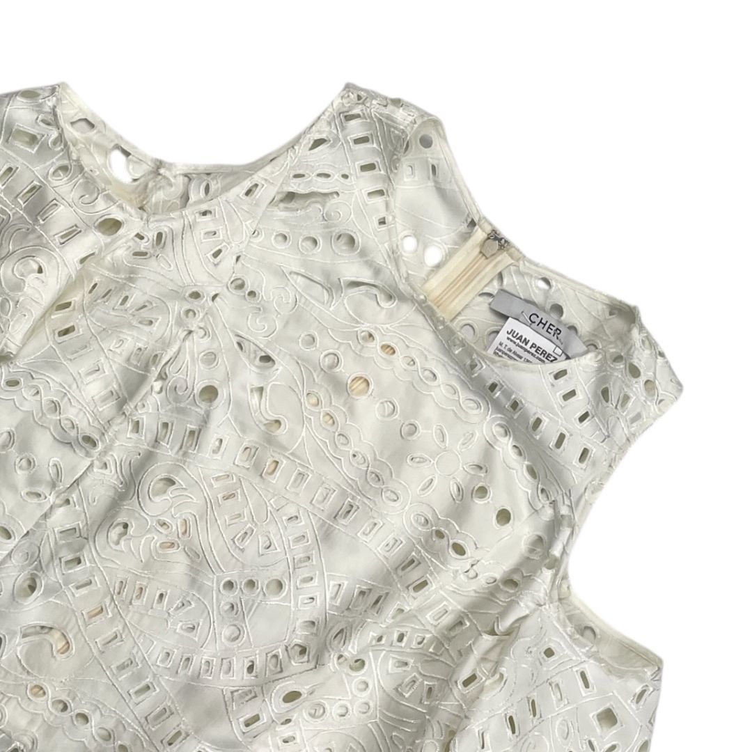 Vestido Manga Larga  MARIA CHER  Blanco Talle 3