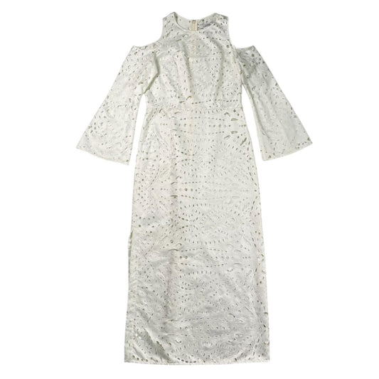 Vestido Manga Larga  MARIA CHER  Blanco Talle 3