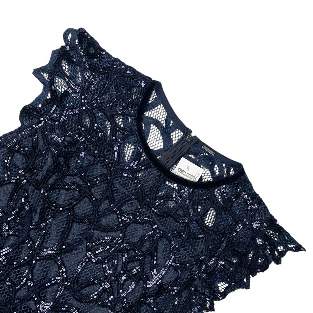 Vestido  TAHARI  Azul Talle 3
