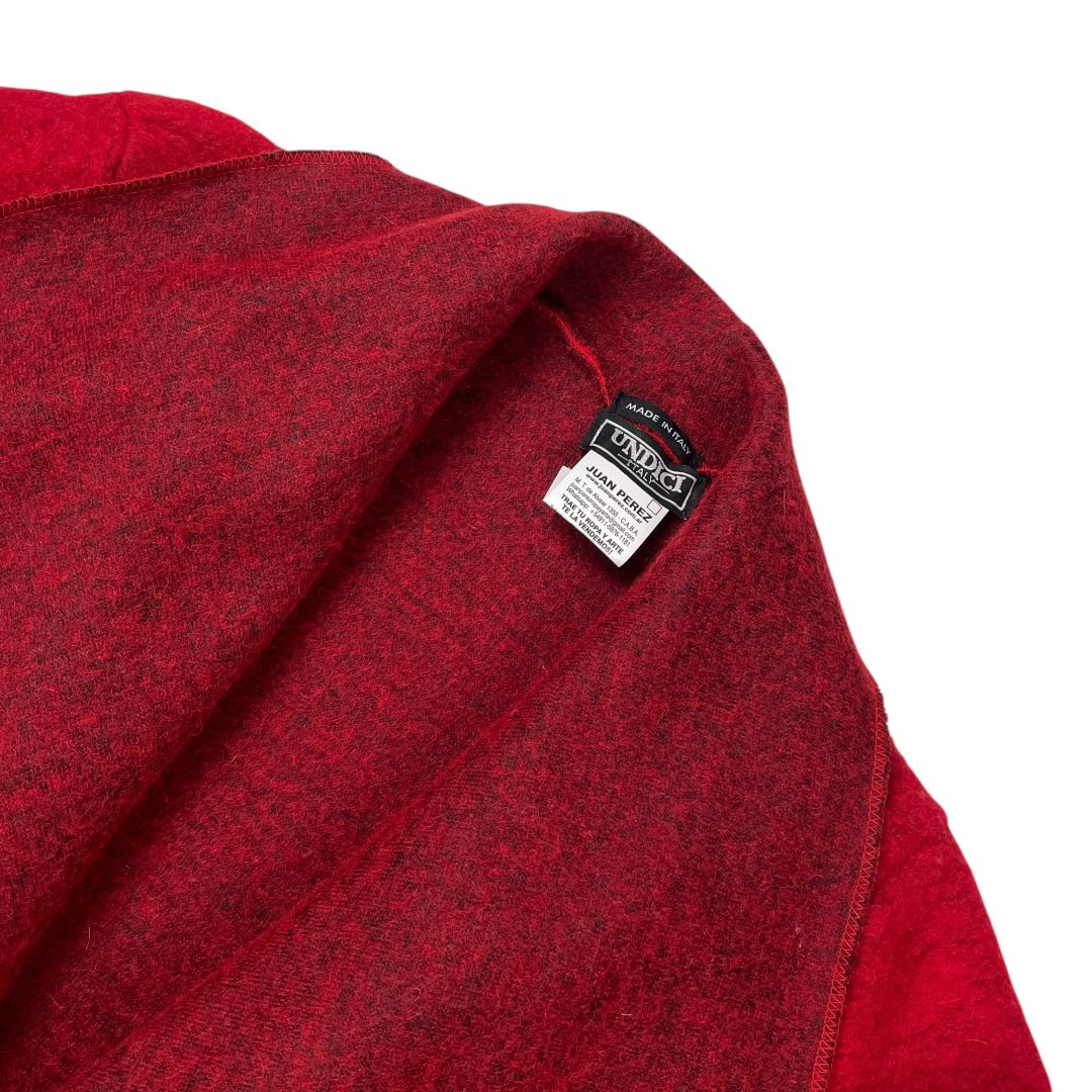 Sweater Abierto  UNDICI  Rojo Talle 2