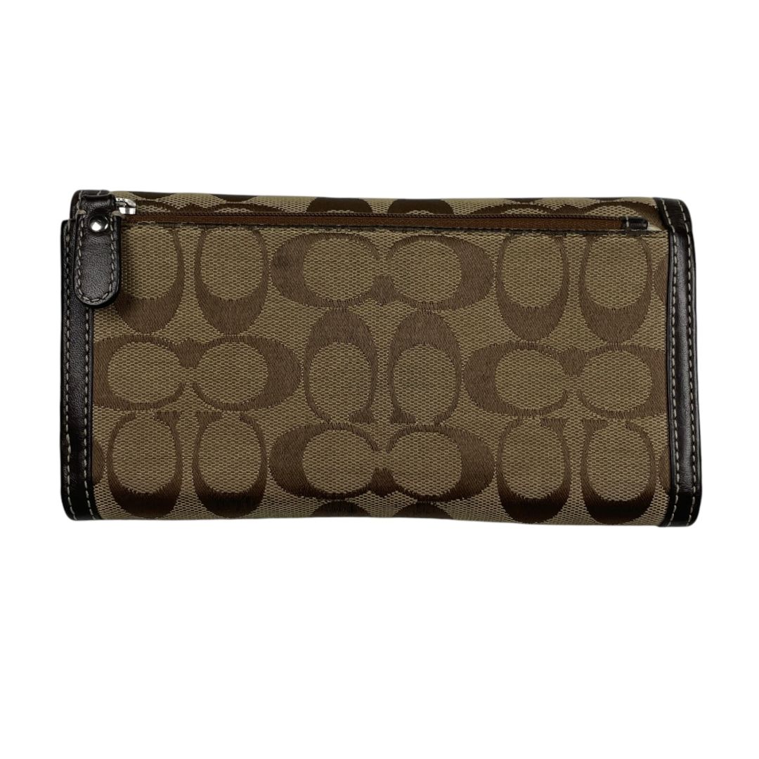 Billetera  COACH  Varios Monograma Medida 20cm X 10cm