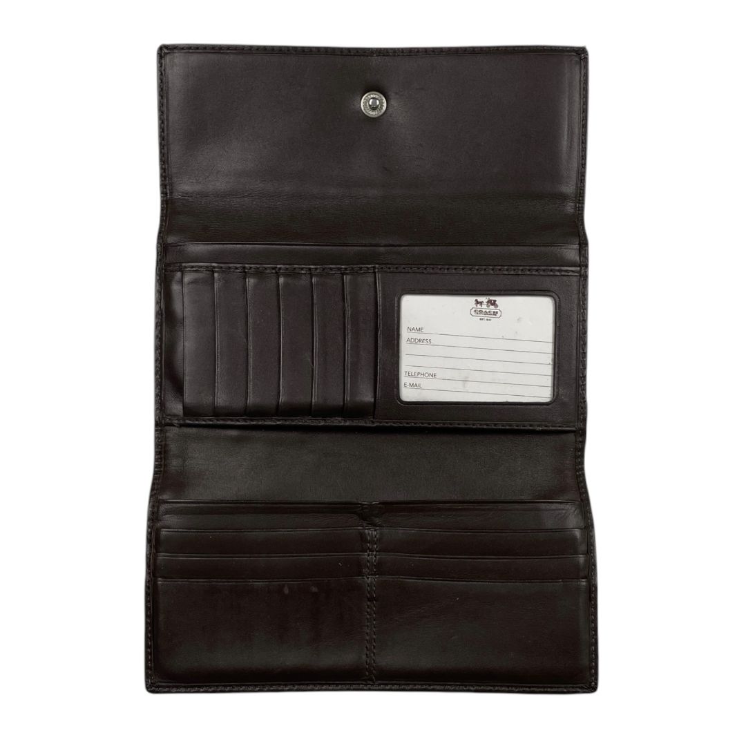 Billetera  COACH  Varios Monograma Medida 20cm X 10cm