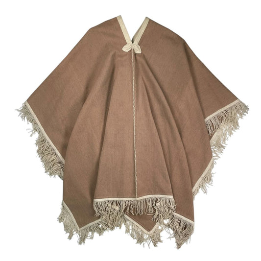 Poncho  SIN MARCA  Marron Talle Unico