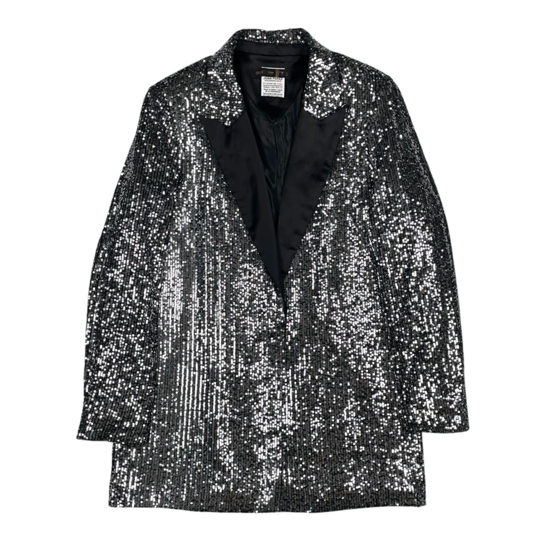 Saco  BLUE STEEL  Plateado Talle M