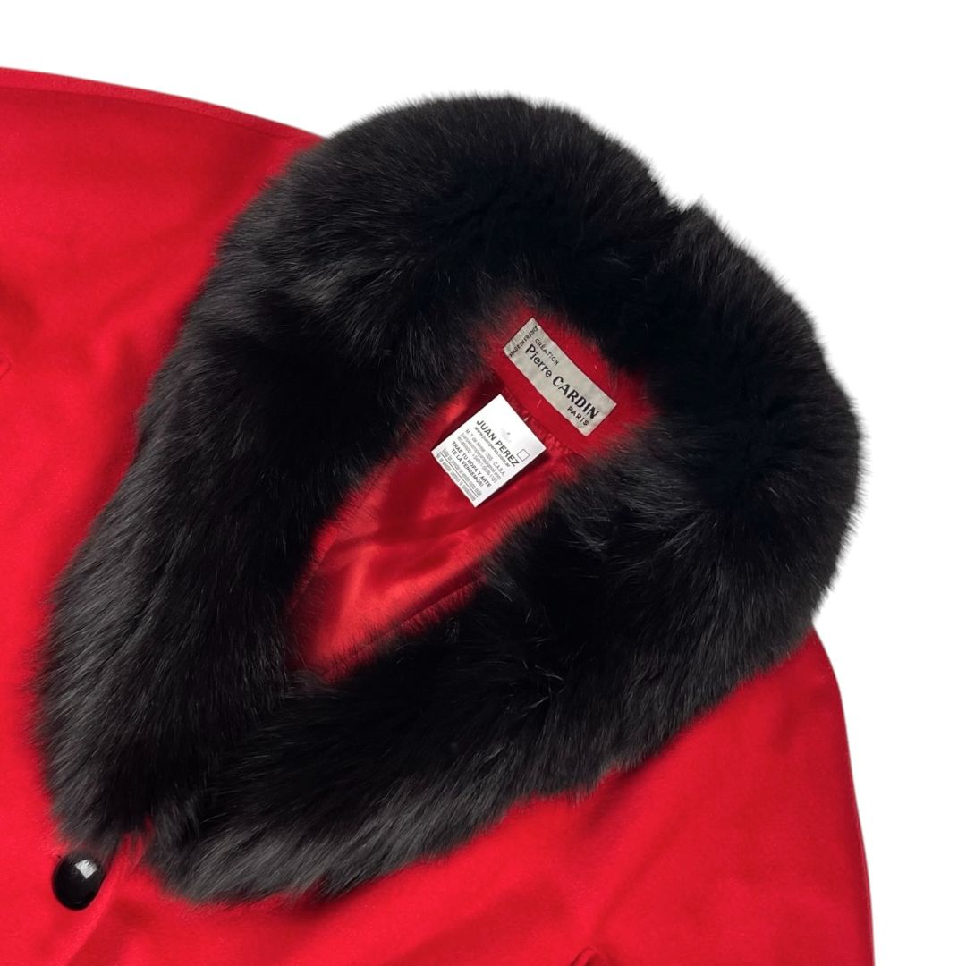 Tapado  PIERRE CARDIN  Rojo Talle 2