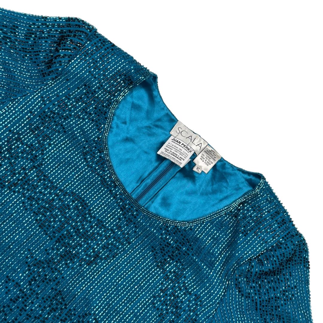 Blusa  SCALA  Turquesa Talle XL