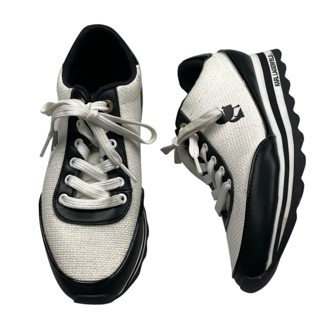 Zapatillas  LAGERFELD  Varios Blanco Y Negro Talle 37,5
