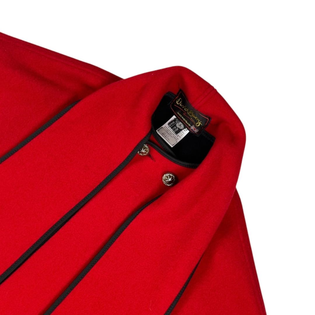Capa Larga  DAVID BARRY  Varios Rojo Y Negro Talle L