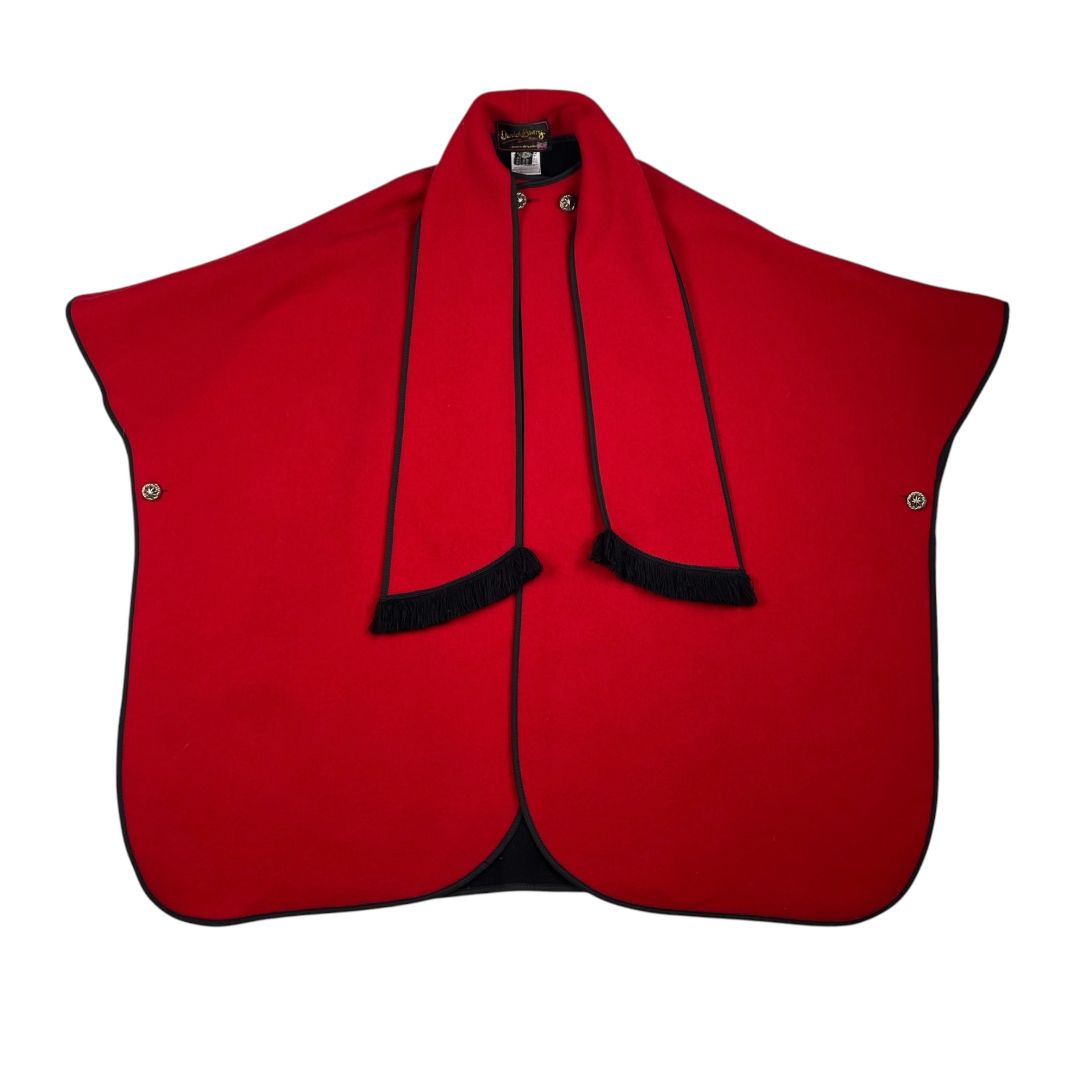 Capa Larga  DAVID BARRY  Varios Rojo Y Negro Talle L