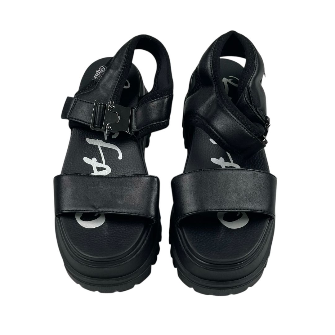 Sandalias  BUFFALO  Negro Talle 7