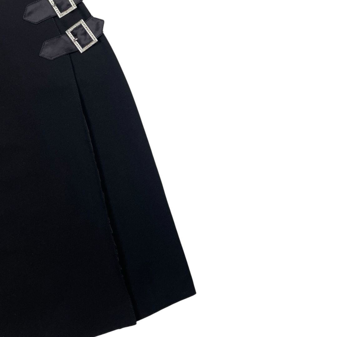Pollera Media Pierna  VALENTINO  Negro Talle 2