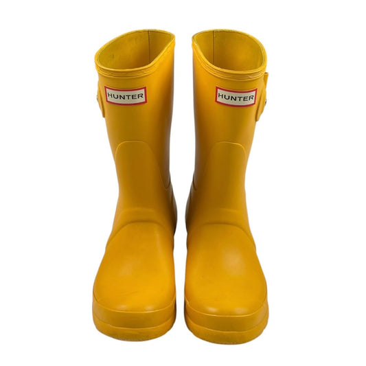 Bota De Agua  HUNTER  Amarillo Talle 8