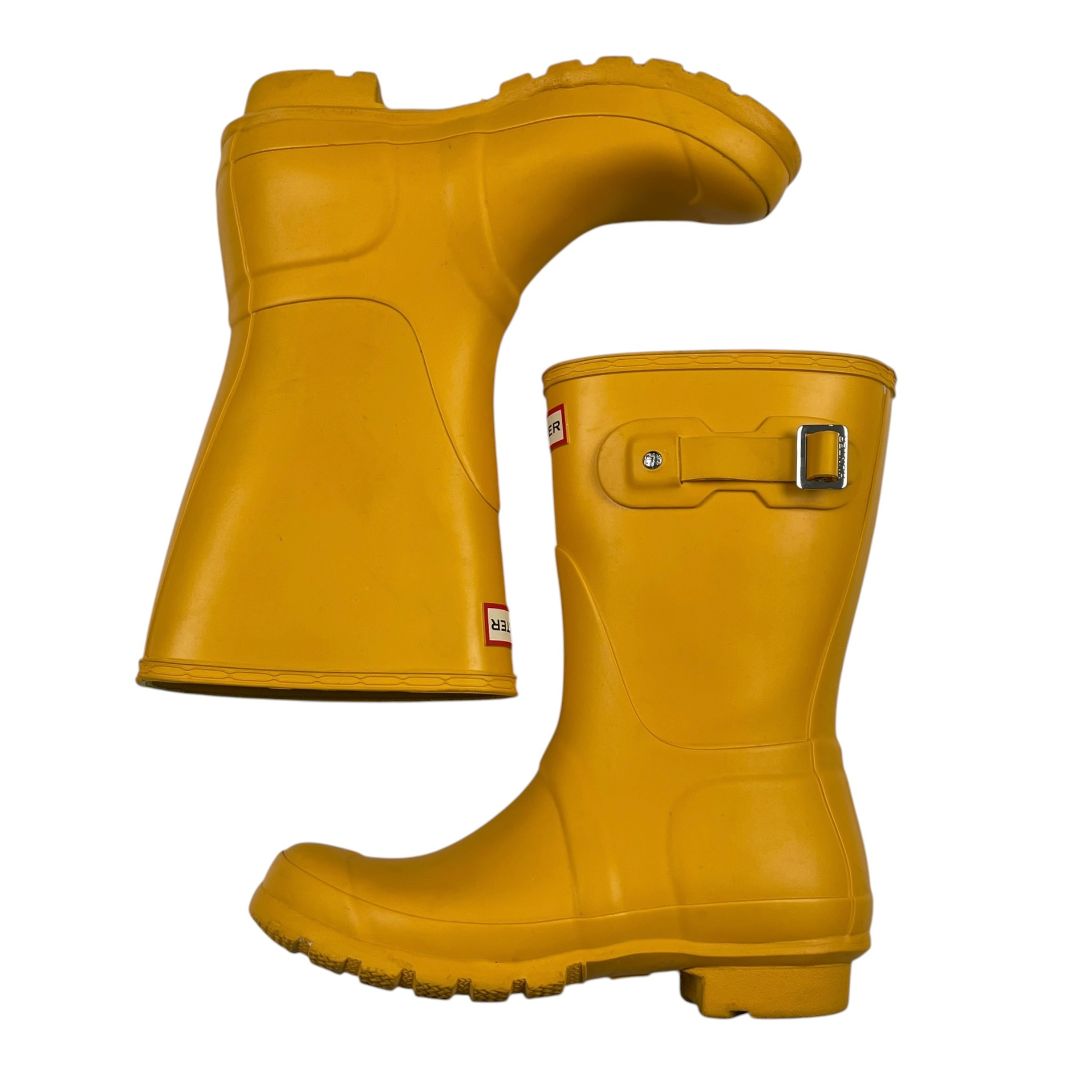 Bota De Agua  HUNTER  Amarillo Talle 8